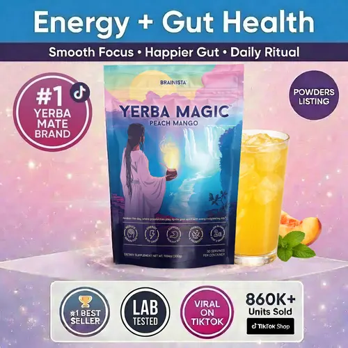 Yerba Magic | Yerba Mate Instant Tea Powder | 20, 24, or 30 Servings | Multiple Flavors Available