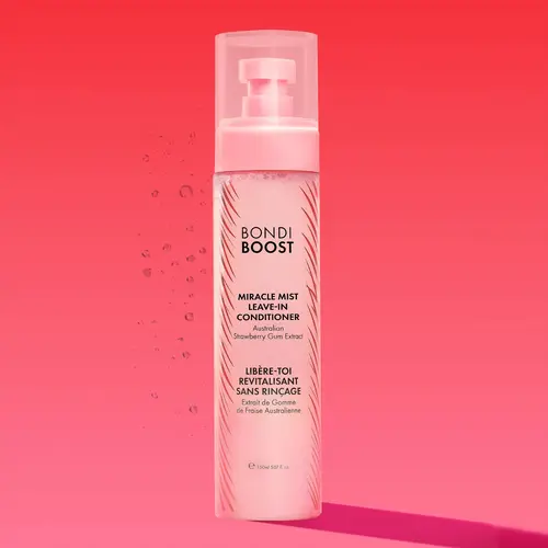 Miracle Mist Leave-In Conditioner + Heat Protect by BondiBoost, with Australian Strawberry Gum Extract, Reduces Breakage & Shedding, Adds Shine & Detangling Power, 5.07 oz