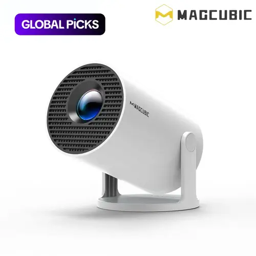 Magcubic HY300Pro Android 14.0 Projector, Wifi Smart Projector, Dual WiFi6 Wireless 290ANSI Allwinner H726 BT5.4 1080P Portable Audio Home Video Projector, Projector for Home Cinema, Outdoor, Movie Night, Gift, Portable Hd Projector