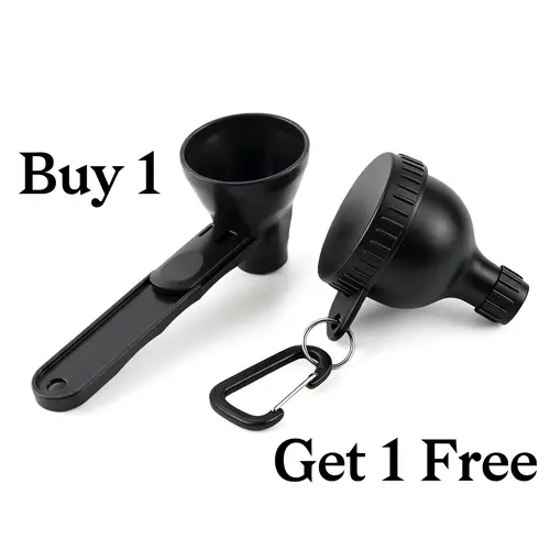 Buy 1 Get 1 Free | Protein Powder Funnel-Mini with Sliding Scoop and Container — High-Quality Funnel for Pre-Workout Creatine Powder, Coffee/Milk/Smoothie/Chocolate Powder, BPA-Free Plastic Kitchen Utensil, Perfect Gift for Valentine’s Day, Father’s Day,