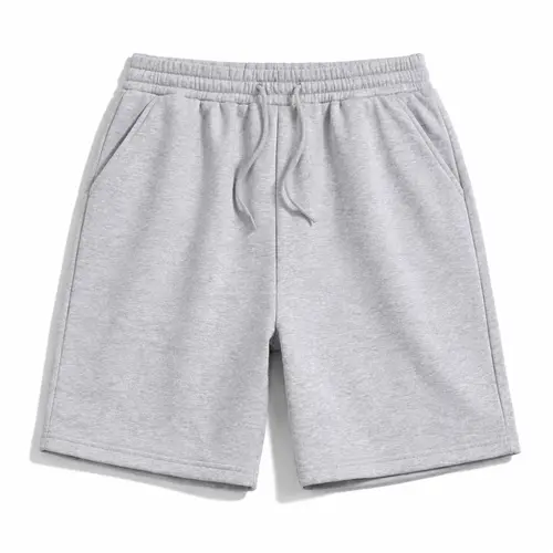 Men's Solid Color Casual Knit Straight Leg Drawstring Waist Shorts - Essential Menswear Bottoms for Everyday Outings
