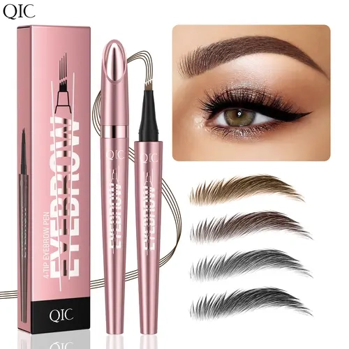 Waterproof Ultra-Fine Micro-Brow Eyebrow Pencil - Long-Lasting Hold, Smudge-Proof, Natural Hair-Like Strokes Makeup Tool, Suitable for All Skin Types, Ideal for Daily Wear, Ultra Fine Eyebrow Pencils