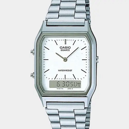 CASIO AQ230A-7AVT Watch, Silver
