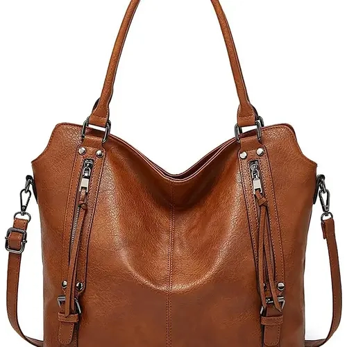 Women's Artificial Leather Tote Bag, Zipper Crossbody Shoulder Bag, Versatile Crossbody, Crossbody Purse Handbags, Large Capacity Handbag for Work and Office, Commuter Mom Bag, Mother's Day Gift #GLOBAL PICKS