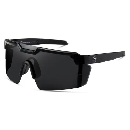 Kimorn Z87 Square Tinted Ultra Light UV Block Sunshade Men's Sunglasses - TAC UV400 Shield, Semi-Rimless Plastic Safety Sports Eyeglasses, Anti-Glare, for Auto/Outdoor Wear, Fashion Accessory (Check Size Image)
