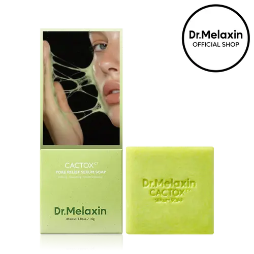 [Dr.Melaxin Official] CACTOX Pore Relief Serum Soap with Cactus-Infused Deep Cleansing for Soothing and Hydrating Care