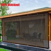 Summervibes-90% Blackout Extra Thick Black Mesh Blackout Cloth，Durable UVP rotection Shade Net with Grommets for Garden Parasol, Lawn, Pavilion,Patio, Playground & Garage Sunshade outdoorfun Uv Block Awning Shaded Canopy,summerwins