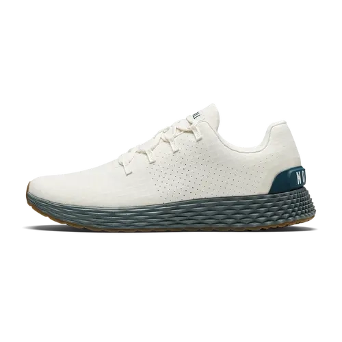 NOBULL Women's Allday 365 (Ripstop) in Classic White Storm Cloud