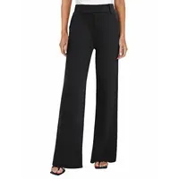 FireSwan Women's Wide Leg Dress Pants High Waisted Stretchy Work Trousers Business Casual Office Pull on Slacks with Pockets