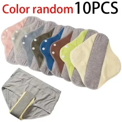 10pcs Soft, Leak-Proof, Waterproof, Washable Incontinence Maxi Pads with Graphene Aseptic Technology, Heavy Flow Maxi Pads for Elderly Care (Sports & Outdoor Fitness Accessories), Maxi Pad