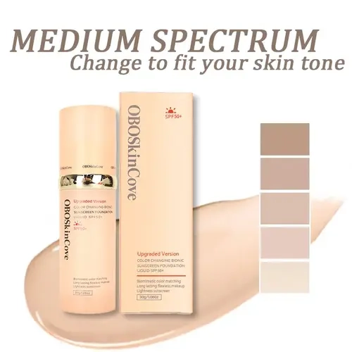 4-in-1 Luxury Clean Concealer Makeup & Foundation - Alcohol-Free, All-Skin Gentle, Skin-Safe, Anti-Aging, Lightweight, Nourishing, Hydrating Moisture-Rich Formula, Flawless Dewy Glow Coverage, Corrects Uneven Tone, Daily Face Cosmetic