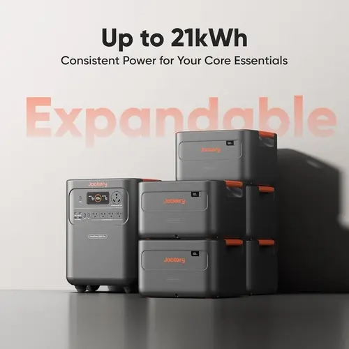 Jackery Battery Pack 3600 Extra Battery, 3584kWh LiFePO4 with 10-Year Lifespan, for HomePower 3600 Plus Portable Power Station Series, for Home Use, Emergency, Power Outages