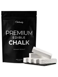 Chalkovsky Premium Chalk Natural Crunchy Belgorod Editable Chalk Chunks Russian Organic for Bone Strength Zero Additives wNo Impurities White Color s S7oz 200g Slate Pencil