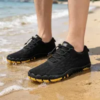 HIITAVE New Men's 5 Wide Toes Barefoot Water Shoes Outdoor Breathable Quick-Drying River Shoes Suitable for Beaches, Surfing, and Creeks summerwins
