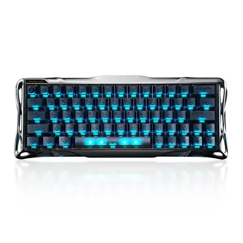 GravaStar Mercury V60 Pro 60% Mechanical Backlit Gaming Keyboard - Hot Swappable, Aluminum, RGB Color Changing, Dual-Zone, 8kHz Polling Rate, 0.125ms Latency, 0.005mm Adjustable Actuation, Ergonomic Video Game PC Accessories, summerwins, DealsForYouDays