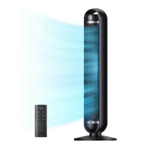 DREO 36" Tower Fan 8-Speed 90 Degree Oscillation with Remote