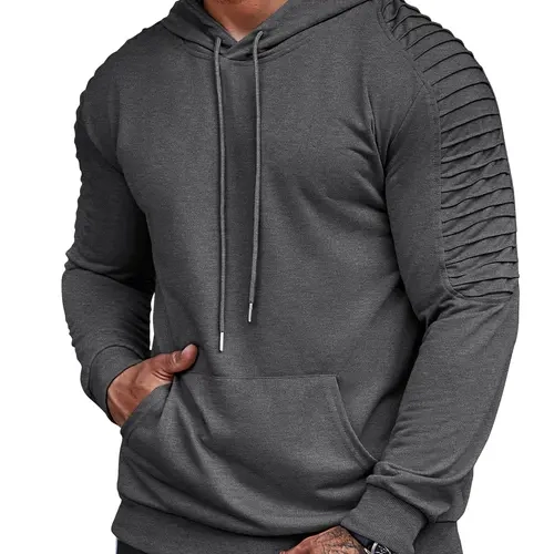 COOFANDY Fall Outfits Limited Time Clearance Men's Workout Hoodie Lightweight Gym Athletic Sweatshirt Fashion Pullover Hooded With Pocket Casual Menswear Sports Fathersdaygift Training