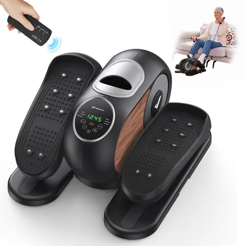 Merach Under Desk Elliptical Machine for Home,Ellipse Leg Exerciser for Seniors with 12 Adjustable Speed Quiet & Portable Seated Pedal Exerciser with Remote Control & Non-Slip Pad Summervibes