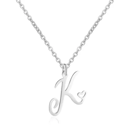 TEWIKY Initial Necklace For Women Girls Dainty Letter Pendant Necklace Trendy Waterproof Simple Cute Necklaces Custom Personalized Monogram Choker For Girls Gift For christmas 2024 ornament