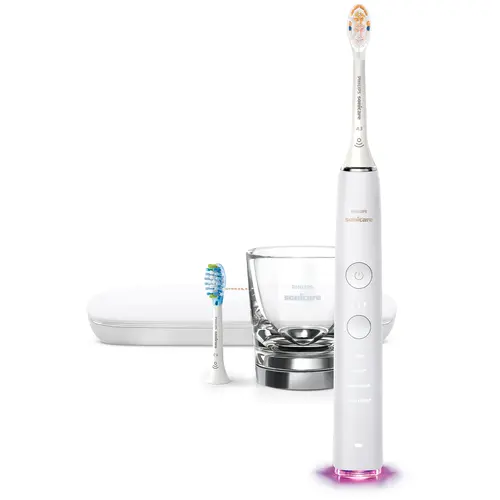 Philips Sonicare DiamondClean Smart 9300 Electric Toothbrush - Multiple Colors, Sonic Handle, Oral Care Selfcare Tool with App, Pressure Sensor, Brush Head Detection, Teeth Whitening Function
