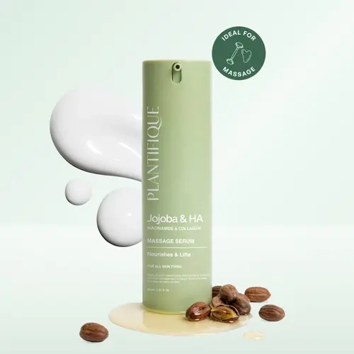 [PLANTIFIQUE Official Shop] Hyaluronic Acid Face Serum Bottle - Lightweight Nourishing Moisturizer with Jojoba Oil, Phthalate-Free Formula for Sensitive Skin to Boost Moisture, Repair Skin, Restore Radiance, Target Dryness & Fine Lines, Daily Use