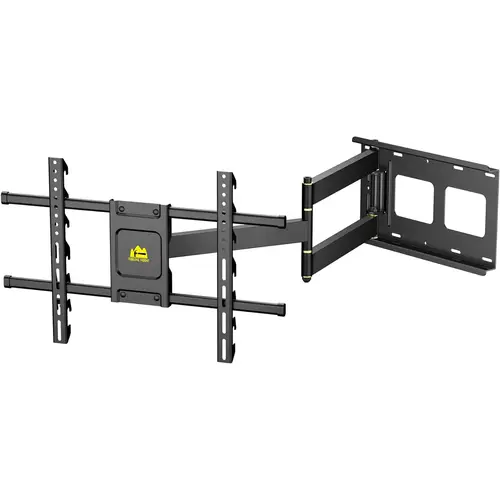 Forging Mount Carbon Steel Full Motion TV Wall Bracket - 36" Extended TV Stand, Adjustable Height, Offset Plate, Pre-Drilled Kit, Fits 42"-86" Flat Screens, VESA 600x400mm, 150 lbs Capacity, 450 lbs Load Test, Stud Wall Solution, Ideal for Restaurant
