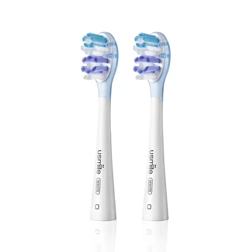 usmile Replaceable Toothbrush Heads - FDA Compliant, Enamel Care, Gum Health, Patented Shock Absorption, Air Cushion, Compatible with Y10/P10/P20 Pro usmile Toothbrushes, 2-Pack