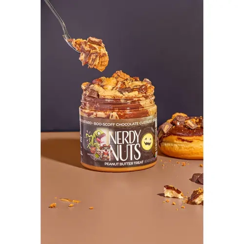BOO-scoff Chocolate Custard Peanut Butter Treat
