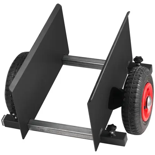 【toolupgrade】VEVOR Heavy-Duty Alloy Steel Adjustable Side Panel Dolly, 600 lbs Capacity Slab Drywall Mover with 8" Pneumatic All-Terrain Wheels, Wide Sheet Fit, Smooth Glide for Home Renovation, Wedding, Event, Celebration Use