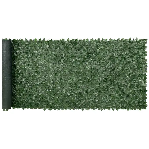 VEVOR Dense Artificial Hedge Privacy Wall Panel, 59x158in Ivy Fence with Mesh Backing, Strengthened Joints, Easy Installation, Reduces Wind Gusts, Functional Privacy, 100% View Block, Outdoor Garden Sunlight Shade Home Decor Accessory