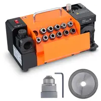 【toolupgrade】VEVOR MR-13A Drill Bit Sharpener - Hand Tool for DIY & Workshop, 3-13mm, 95°-135° Adjustable Point Angle, Portable End Mill Grinder with 11 Collet Chucks, CBN Wheel for HSS Material, Low-Noise Grinding High-Speed Motor