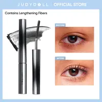JUDYDOLL 3D Curling Eyelash Iron Mascara, Black & Brown, Curling & Lengthening, Long-Lasting, Waterproof, Smudge-Proof, 24-Hour Wear, Natural Extension, Thickening Effect, Ultra Fine Volumizing Mascara, Cosmetics, Makeup, Summerwins