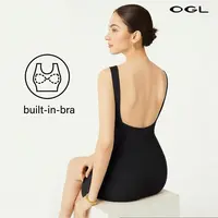OGL Eco-SkinKiss Open Back Brami Mini Dress Backless Dress for Women Lightweight Soft Cooling Rib Fabric Built-in-Bra Casual Womenswear summerwins DealsForYouDays