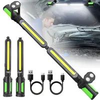 【DealsForYouDays】Sylstar Rechargeable 2400LM USB Work Light Bar for Mechanics, 4400mAh Battery, Hooks & Magnetic Attachment, LED Car Lights, Vehicle Accessories for Car & Garage Repair Tools, Tools And Gadgets, Car Accessories