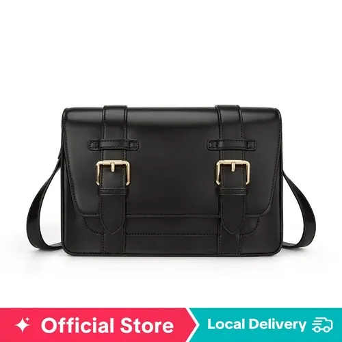 ECOSUSI Vintage PU Leather Shoulder Bag for Women, Small College Crossbody Messenger Bag for Work sohochic tiktokshopstockup