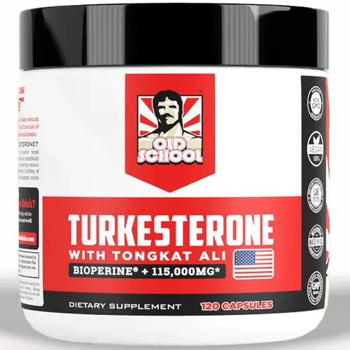 Old School Labs Turkesterone 115000mg Natural Fitness & Recovery Supplement Capsule