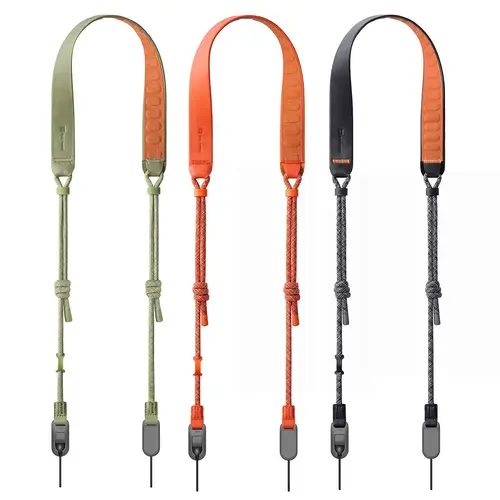PGYTECH Air Camera Shoulder Strap for Mirrorless & Compact Cameras, Leather-Like Surface, Braided Ropes, Eco-Friendly Microfiber, Quick Connector, Dual-Side Length Adjustment, 90kg Load Capacity, Color Fastness, Fit for Sony ZV-E10, Canon G7 X