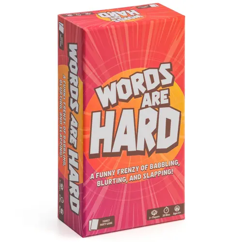 Words Are Hard - Fast Family Card Game! – Funny Party Card Game For Kids, Friends and Families for Game Night