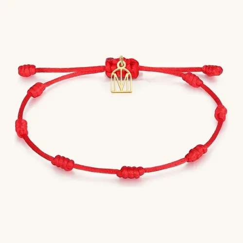 7 Knots of Protection Bracelet - MANTRA Jewelry Red Korean Silk Thread