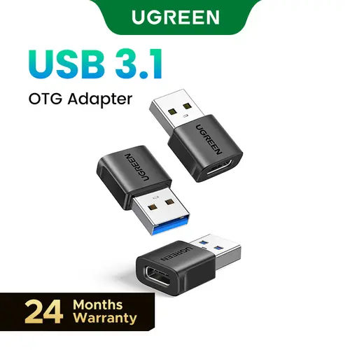 UGREEN USB-A to USB-C Adapter (2/3 Multiple Packs) - 10Gbps Female Connector, 24 Months Support, Data Speed Boost, Mobile Charging Cable Compatibility, Cordless Ready,for iPhone 17-13 Plus Pro Max,iPad Air/Mini 6-7,Samsung Galaxy S24/S23,falldealsforyou