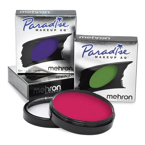 Mehron Paradise AQ - Matte Shades, Face and Body Paint, Pro Size 1.4oz Cream Makeup