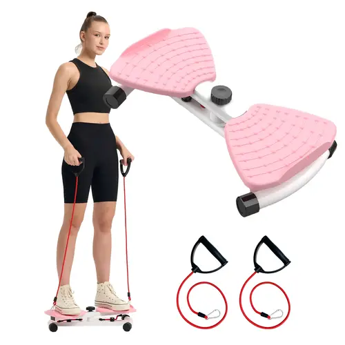 HOTWAVE Ab Board Waist Twisting Disc, Portable Rotating Core Trainer for Women, Durable Plastic Home Gym Exercise Equipment, Home Gym Equipment