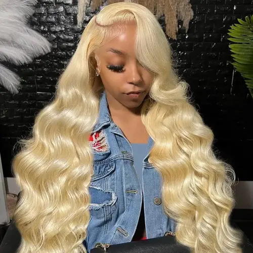 40Inch 613 Body Wave 13x6 Lace Front Wig 180% Density HD Lace Front Wigs Pre Plucked 18Inch to 40inch
