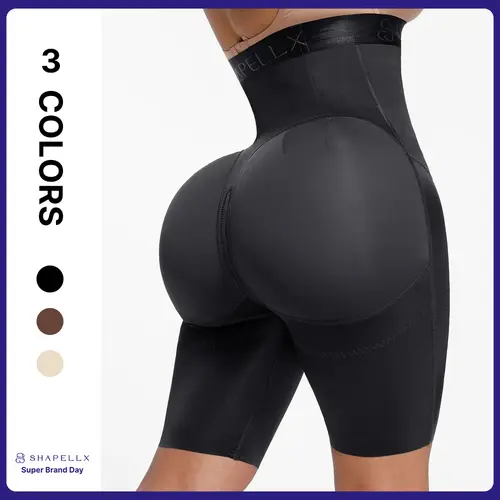 Shapellx AirSlim Butt-Lifting High Waist Logo Shorts Comfort Shapewear Sales