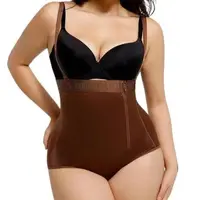 Shapellx High waist Thong bodysuits Underwear Womenswear Nylon Shapewear Comfort Sexy
