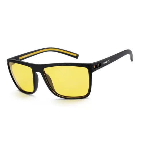ZENOTTIC Polarized High Quality Sunglasses - Unisex Full-Rim TR90 Tac Eyewear, Lightweight Durable Sunglasses, Anti-Glare Lenses, 100% UV400 Rays Shields, HD Vision, Fog & Rain Clarity, Fashion Accessory Great for Driving, Cycling, Hiking