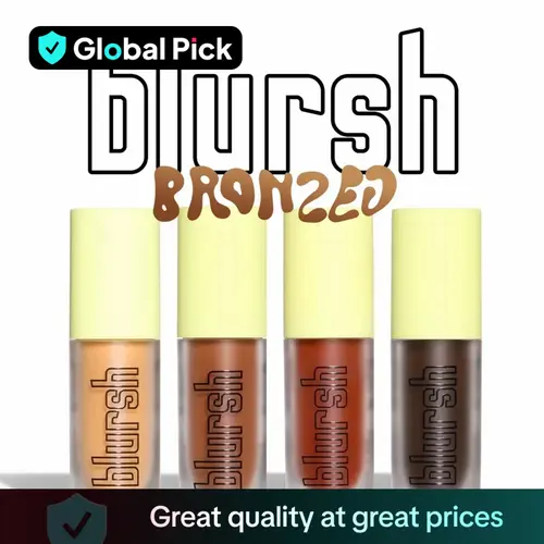 Made By Mitchell Blursh Bronzed Liquid Bronzer, Soft-Focus Bronzing and Contouring Makeup, Multiple Shades