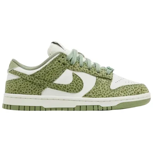 Nike Dunk Low Safari Oil Green Women's Fashion Sneakers New