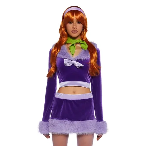 Mystery Crew Hottie Costume and Wig Set
