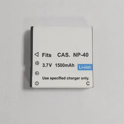 NP-40 1500mAh Rechargeable Lithium-Ion Replacement Battery for CDR10 Compact Handheld Digital Camera, 5V USB Input, Longer Shoot Time Camera Accessories for Photography, Photography Supplies